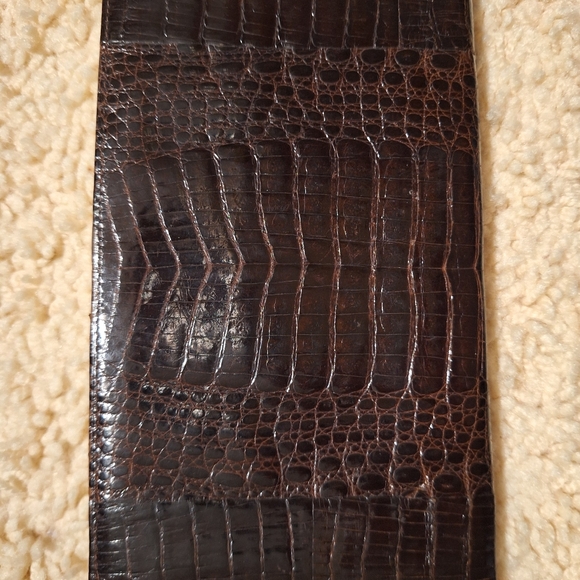 Vintage Alligator Long Wallet - Picture 2 of 5